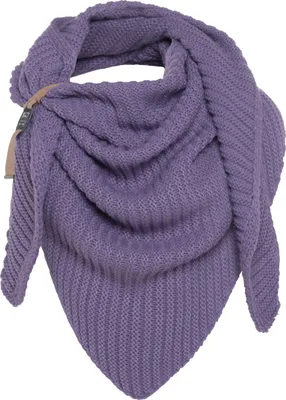 Produktbild von Knit Factory Demy Dreiecksschal - Violett - 190x85 cm