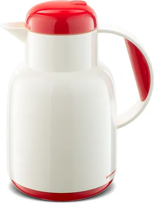 Produktbild von ROTPUNKT Isolierkanne 970 1,0 ltr. white rot