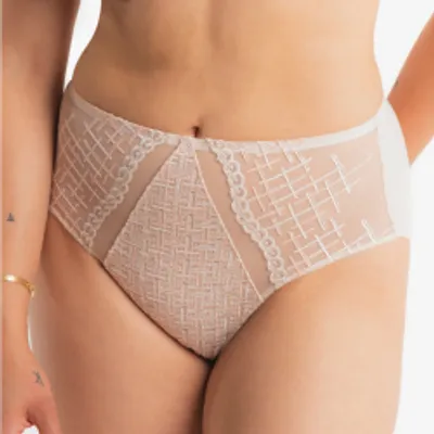 Productafbeelding van Louisa Bracq Tweegy Taille Slip 53550 Nude Rose - Maat: 44 - Roze