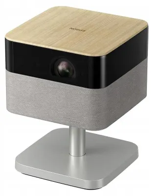 Produktbild von Epson EF-72 Standard Throw-Projektor 1000 ANSI Lumen 3LCD 4K (4096x2400) Schwarz, Eiche, Silber