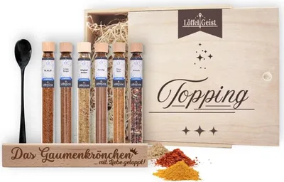 Produktbild von Gewürz-Geschenkbox Topping