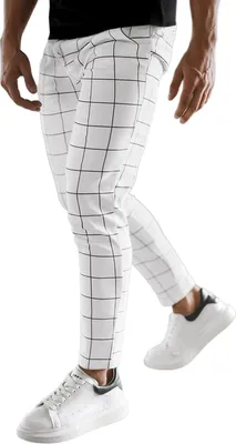 Produktbild von Herren Chino Hose Weiß OZONEE O/P4009Z M