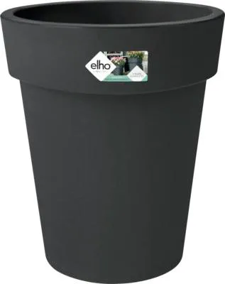 Zdjęcie produktu dla elho Green Basics Top Planter Hight, Sadzarka w doniczce, Wolnostojący, Polipropylen (PP), Czarny, Okrągły, Zewnętrzna