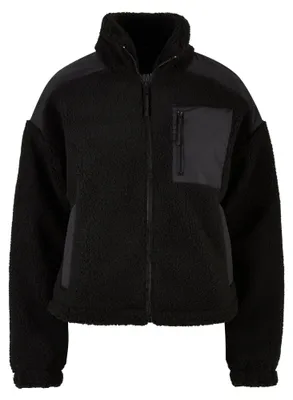Produktbild von Urban Classics - Fleecejacke für Damen TN739 (L) (Schwarz)