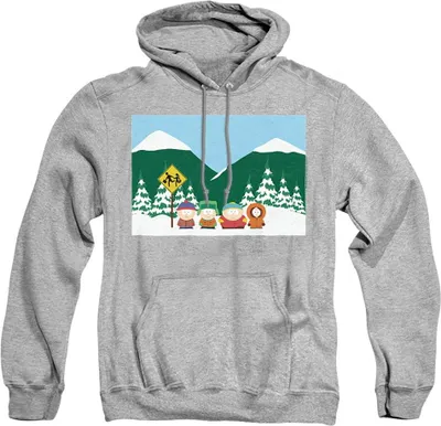 Obrázek produktu pro South Park - Mikina s kapucí "Bus Stop" pro muže/dámy uni, strakatá TV22864 (M) (Sporty Heather)