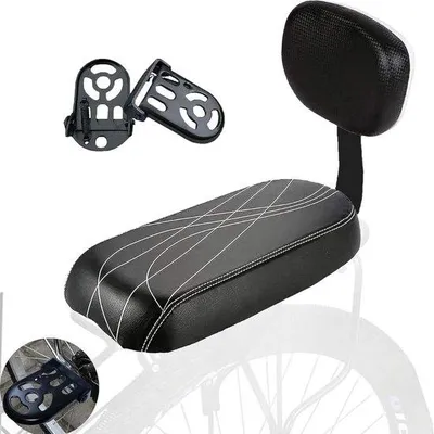 Productafbeelding van Fietszitje achter - kinderzitje voor bagagedrager - Polyurethanleer - junior
