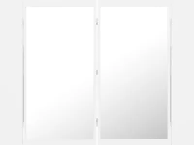 Obrázok produktu pre LED kúpeľňová zrkadlová skrinka biela 60x12x45 cm akryl