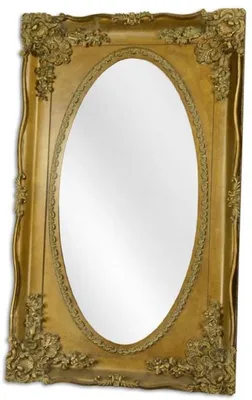 Immagine prodotto di Casa Padrino Specchio barocco oro 94 x H. 154,5 cm - Magnifico specchio da parete ovale in stile barocco