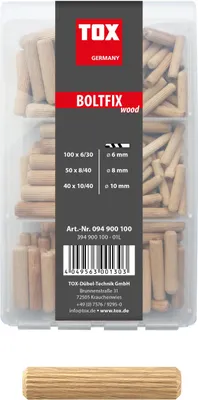 Image de TOX 094900100 TOX Boltfix wood 094900100 Holzdübel-Sortiment