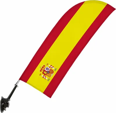 Produktbild von Showdown Fensterflagge - Wind Set - Spanische Flagge