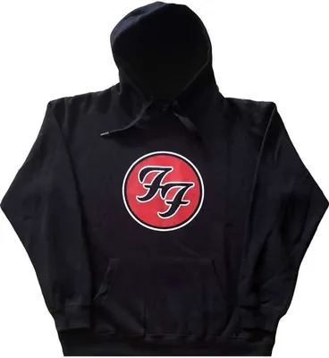 Produktbild von Foo Fighters Uni Pullover Hoodie: FF Logo, Small, Black