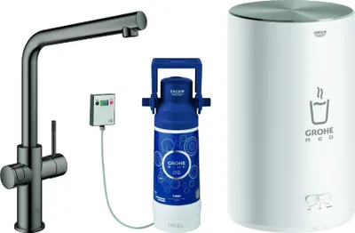Obrázek produktu pro GROHE Red Duo, Standardní, Ocel, Páková rukojeť, Samostarný, Typ L, Keramický