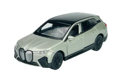 Immagine prodotto di Welly, BMW iX I20, colore argento, scala 1:34 - 1:39, modello in metallo, nuovo, nella confezione originale. Codice prodotto: 43832