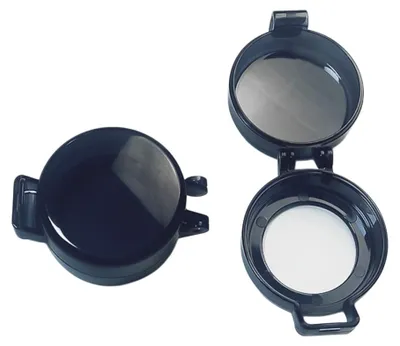 Obrázek produktu pro INF Kryt na knoflík plynového sporáku 79x42 ABS černý ochranný 2 ks