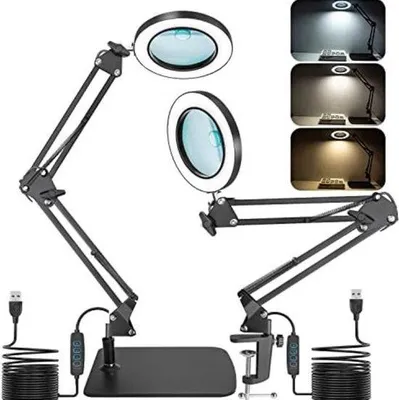 Zdjęcie produktu dla Lampa LED – zegar stojący z oświetleniem LED – czarny