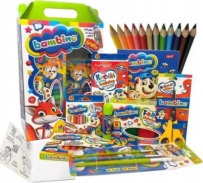 Immagine prodotto di Set artistico Bambino da 8 pezzi - set per il ritorno a scuola per bambini della prima elementare