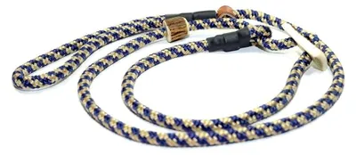 Produktbild von Retriever-Leine/Moxonleine Sporty-Style | robuste Hundeleine aus Tau mit Klemme und Halsbandfunktion | 8mm – griffig und wetterfest | Training, Alltag und Dummyarbeit