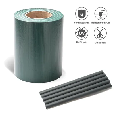 Obrázek produktu pro Jiubiaz 8x 50m fólie na ochranu soukromí Garden Joy Film PVC Fence Film Privacy Strip,Green