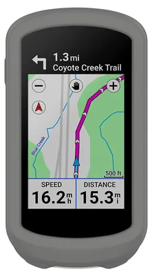 Produktbild von Schützende Hülle kompatibel mit Garmin Edge Explore 2 – grau