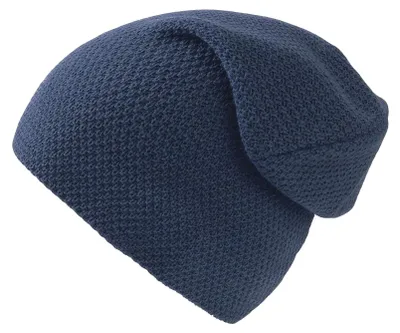 Produktbild von Atlantis Snobby Waffel Strick Beanie Mütze LT886 (Einheitsgröße) (Marineblau)