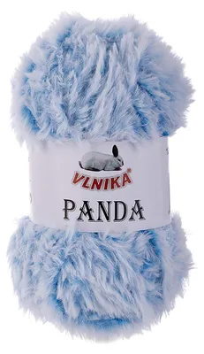 100g Strickgarn PANDA Strick-Wolle Kuschelwolle Plüschwolle 26 hellblautöne