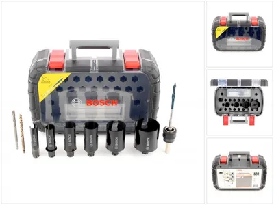 Produktbild von Bosch Lochsägen-Set Multi Construction Sanitär, 10-teilig, 20 - 64 mm 2608580871