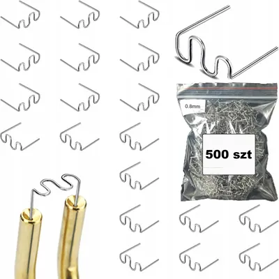 Produktbild von Delphi Tools | Heftklammern RS28 - 0,8mm - 500 Stück - für Kunststoffschweißgerät - Elektroden