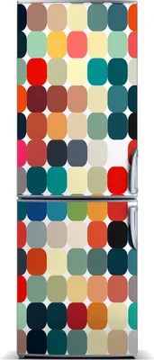 Immagine prodotto di Decorazione per frigorifero Tulup - Tappetino magnetico - 60 cm x 180 cm - Da attaccare al frigorifero - Sfondo geometrico