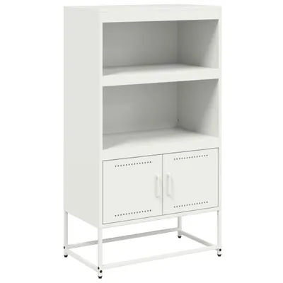 Produktbild von Highboard Weiß 68,5x38,5x123,5 cm Stahl