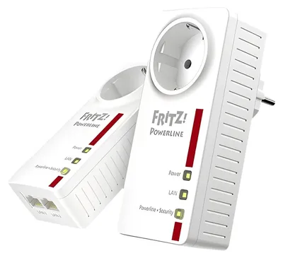 Produktbild von Powerline 1220, 1200 Mbit/s, Typ F, Gigabit Ethernet, 10,100,1000 Mbit/s, 10BASE-T, 100BASE-T, 1000BASE-T, 3 W