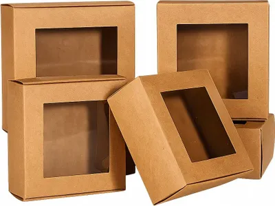 Produktbild von Geschenkboxen mit Sichtfenster, 5er-Set