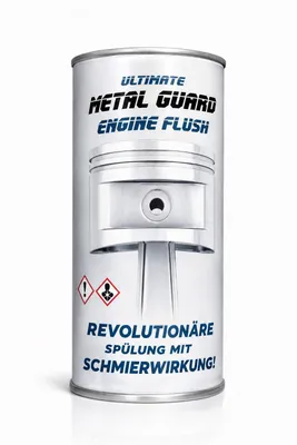 Produktbild von Metal Guard Engine Flush Motorspülung 400 ml mit Schmierfunktion für Benzin Diesel Turbo DPF Motorreiniger ohne aggressive Lösemittel