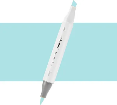 Zdjęcie produktu dla Dwustronny pędzel i dłuto OHUHU, BG68 Turquoise Blue