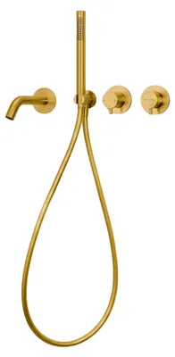 Obrázok produktu pre BALNEO vaňová batéria CASCADE model 3 v zlatej farbe