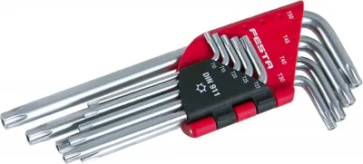 Obrázok produktu pre Sada kľúčov Torx T10 - T50 9 ks, CrV PROFI