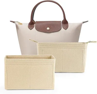 Produktbild von Tasorganizer Beige - 2 Stück mit multifunktionalen Fächern