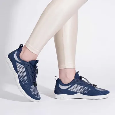 Produktbild von Nullabsatz-Sohle Barfußschuhe für Damen und Herren, Atmungsaktive Laufschuhe, Sportschuhe mit breitem Zehenbox - BAREON AERO Braun 35