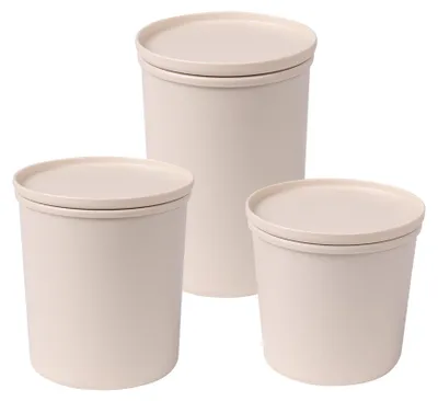Produktbild von AWAVE® Frischhaltedose rPET 500/800/1.000 ml Set 3-teilig | Natur