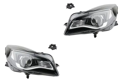 Immagine prodotto di Set di fari compatibile con Opel Insignia 10/13- Hir2 sinistra e destra + fendinebbia 1710179 1710213 1710203 1710214 1216810 1216811 Johns