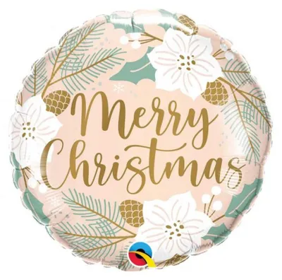 Produktbild von Weihnachten Frohe Weihnachten, Folienballon 46 cm