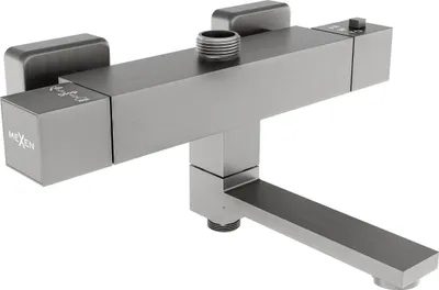 Image de Mitigeur thermostatique bain/douche Cube graphite (77910-66)