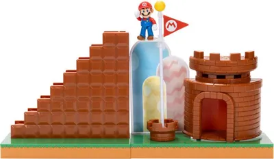 Produktbild von World of Nintendo Super Mario Minifiguren Spielset End Level
