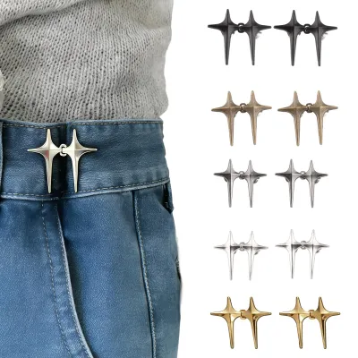10 Paar verstellbare Jeansknöpfe, Hosenbundversteller, 5 Farben