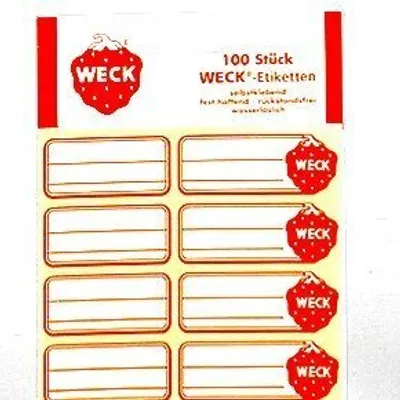 Immagine prodotto di WECK Etiketten selbstklebend 100er Pack