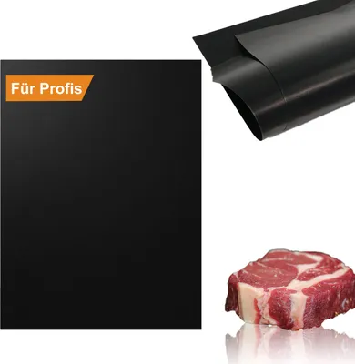 Produktbild von Grill Unterlage aus Glasfaser - 40 x 33 cm - 5er Set