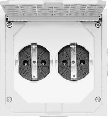 Produktbild von ABL SURSUM 1632490, CEE 7/3, CEE 7/4, Grau, Aluminium, IP41