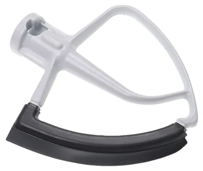 Produktbild von vhbw Flachrührer Ersatz für KitchenAid 5KFE5T für Küchenmaschine - Flexirührer, Aluminium / Polyamid / Gummi Schwarz Weiß