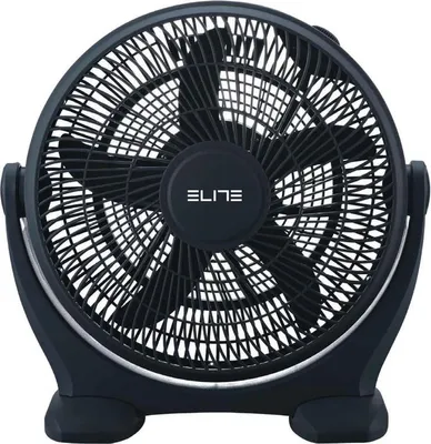 Obrázek produktu pro Stojací ventilátor Elite YFB-0310, 80W, 45,7 cm, 3 rychlosti, 5 lopatek, černý