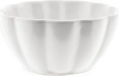 Zdjęcie produktu dla Zestaw 6 porcelanowych miseczek na muffinki - Lotus Design White