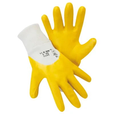 Obrázek produktu pro Rukavice Fortis Classic Mechanic, nitril, žlutá, velikost 9 FORTIS